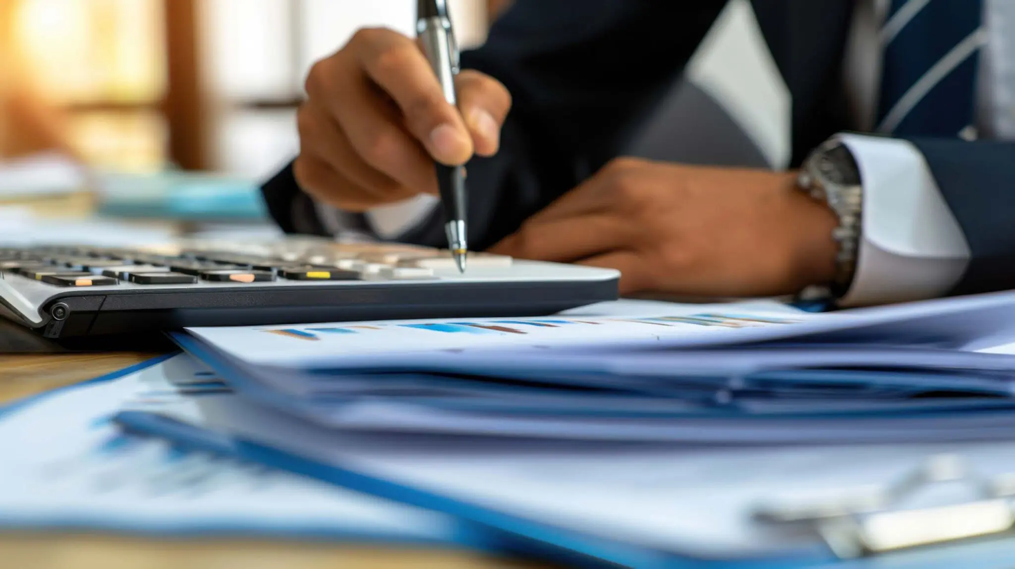 accountant doing paperwork