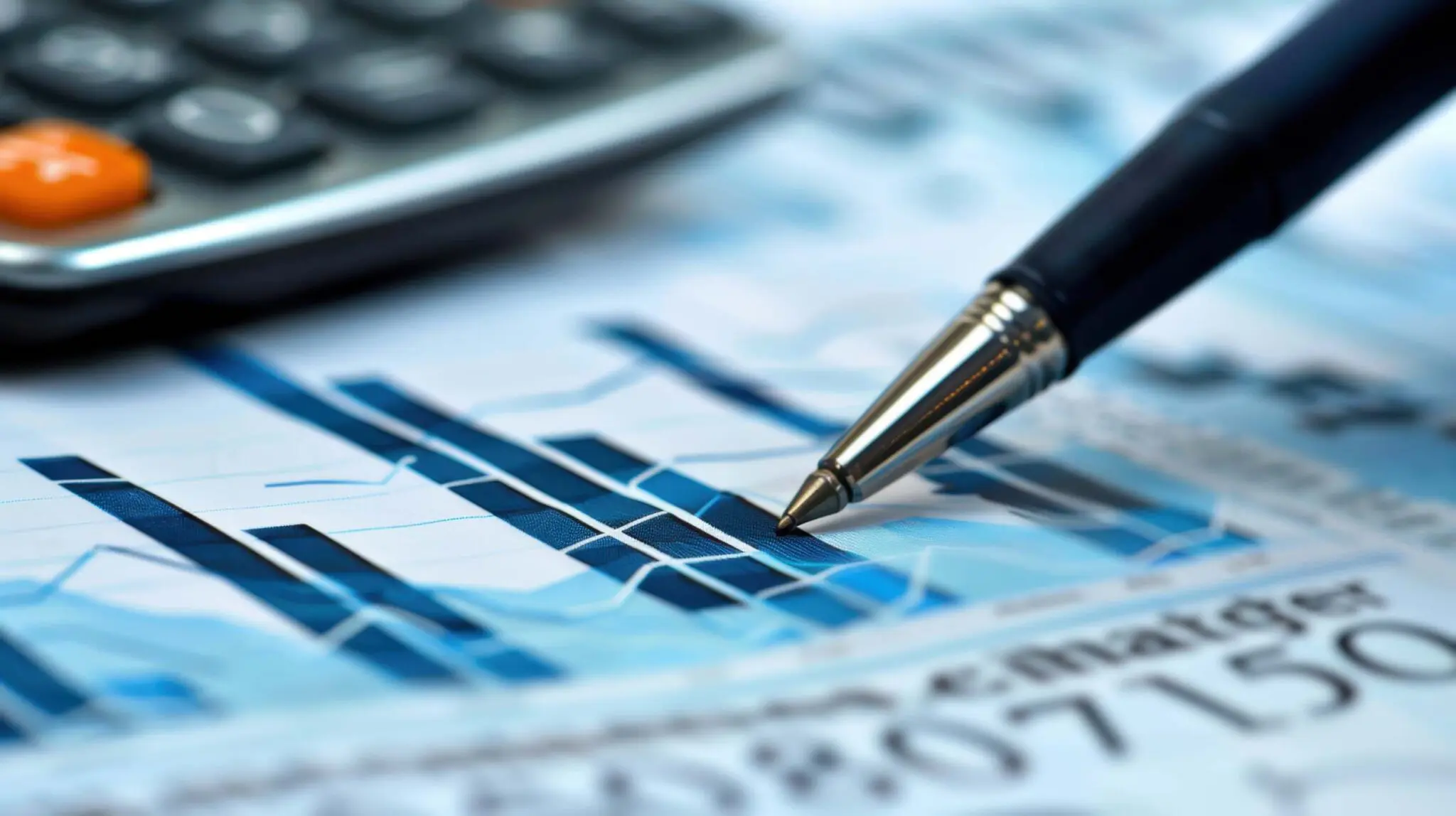 examining charts and graphs
